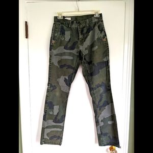 Camouflage Straight Legged Pants